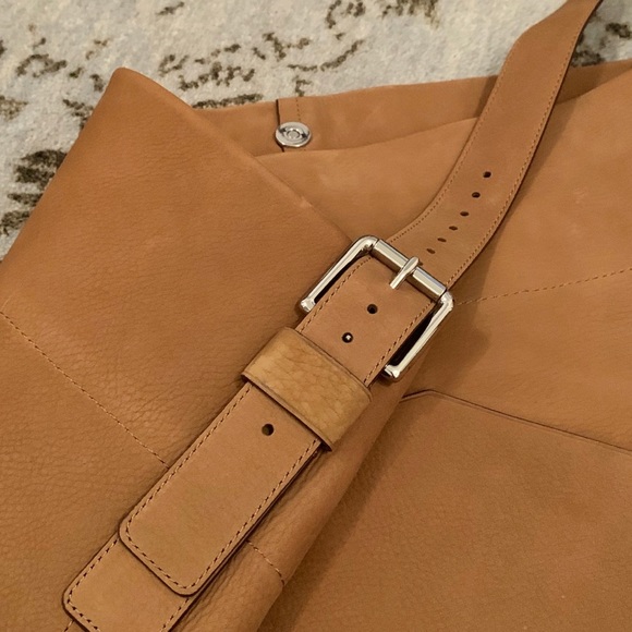 Theory Large Suede Hobo Bag - Picture 5 of 8